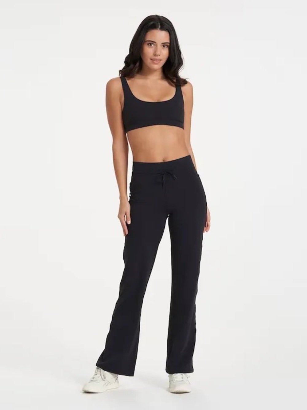 Vuori Black Boot Cut Flare Pants - Picture 2 of 5